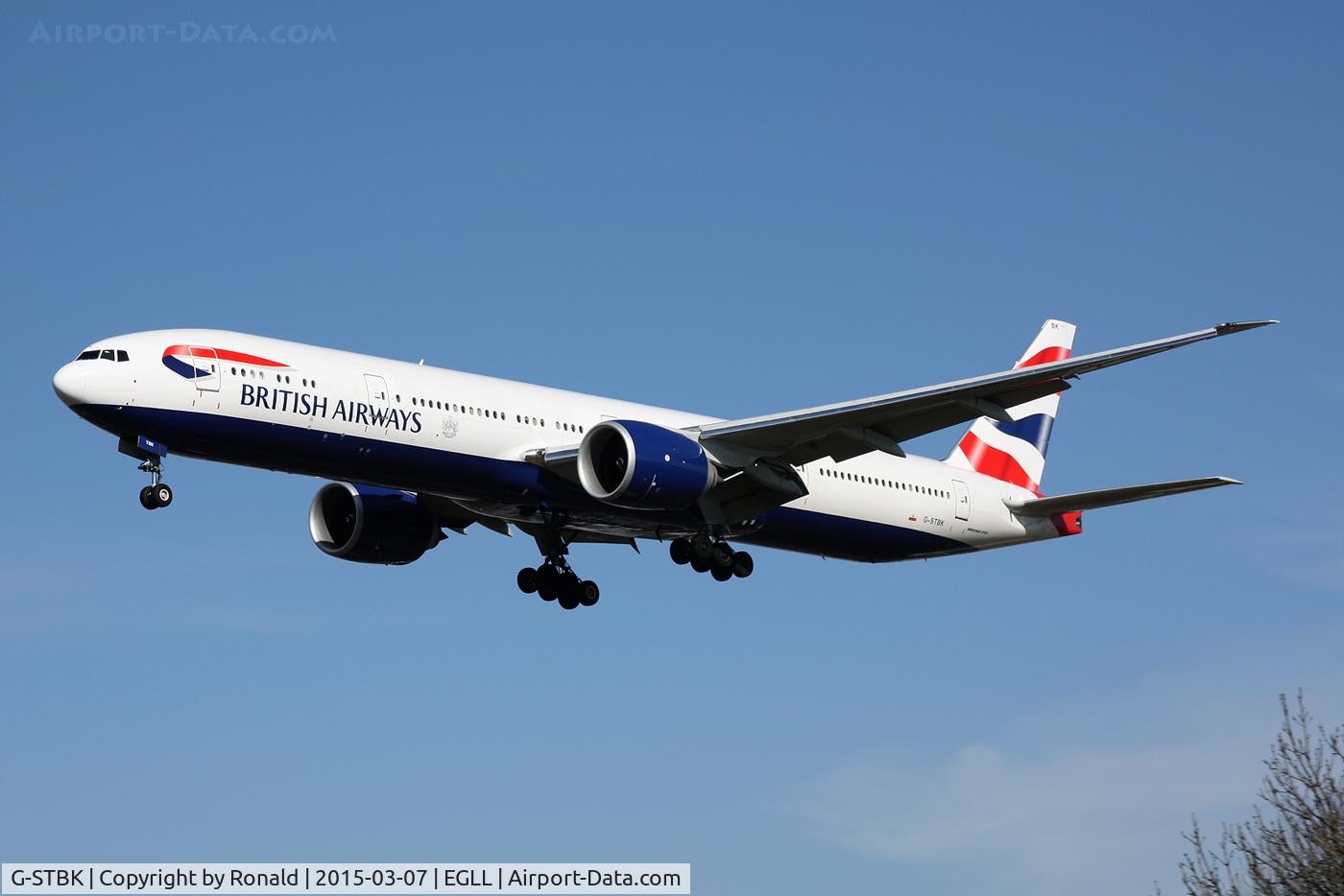 G-STBK, 2014 Boeing 777-336/ER C/N 42121, at lhr