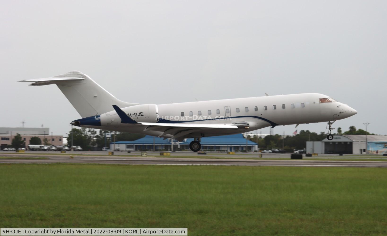 9H-OJE, 2014 Bombardier BD-700-1A11 Global 5000 C/N 9679, Global 5000