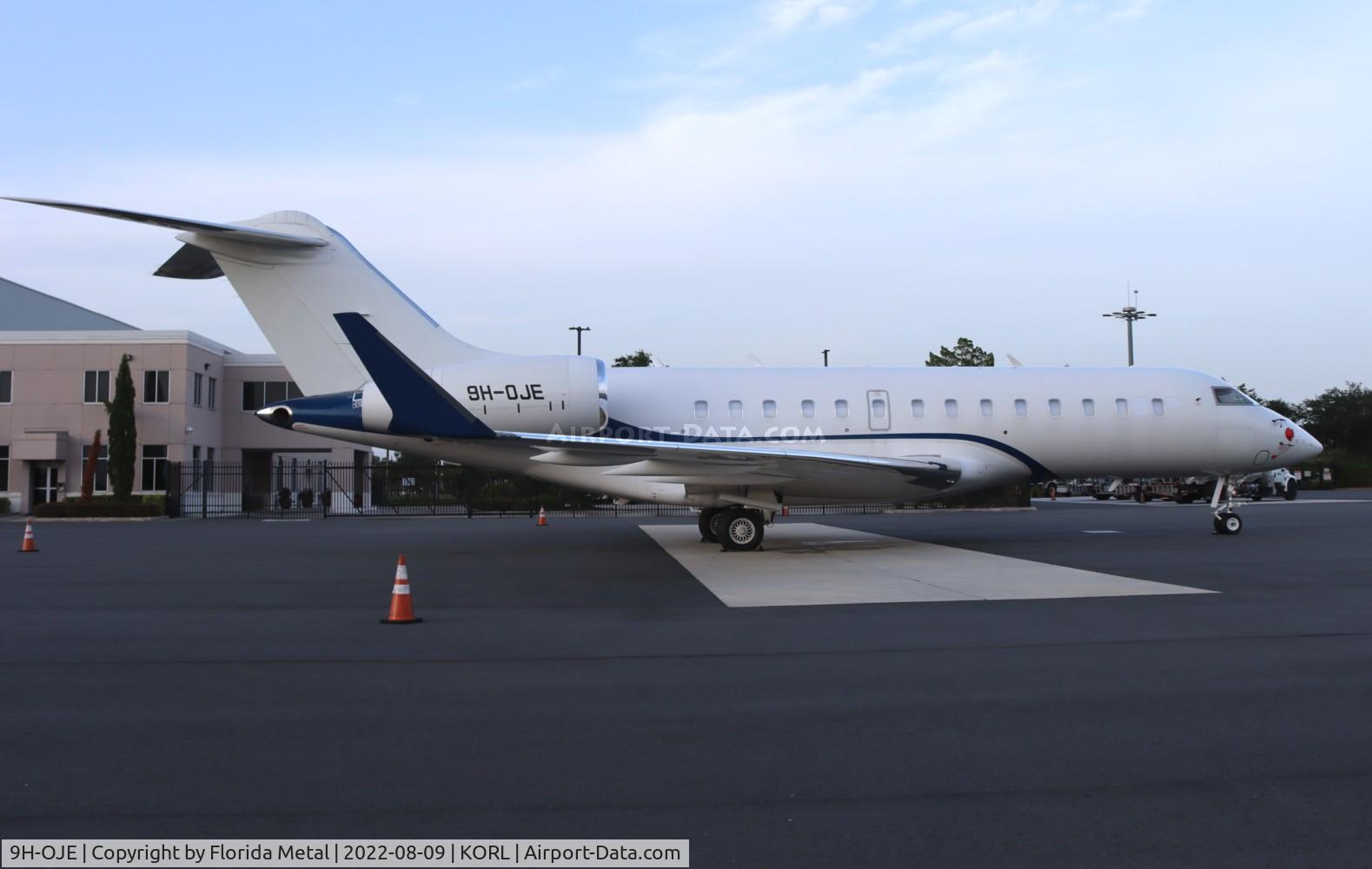 9H-OJE, 2014 Bombardier BD-700-1A11 Global 5000 C/N 9679, ORL 2022