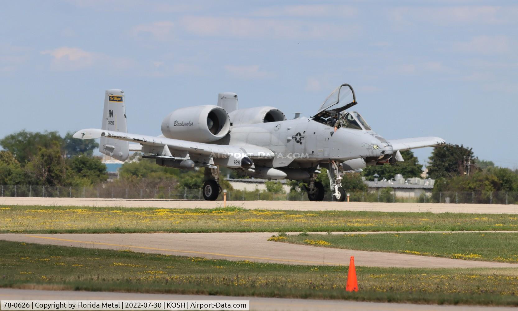 78-0626, 1978 Fairchild Republic A-10C Thunderbolt II C/N A10-0246, OSH 2022