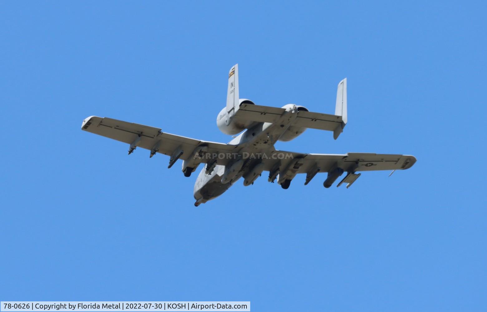 78-0626, 1978 Fairchild Republic A-10C Thunderbolt II C/N A10-0246, OSH 2022