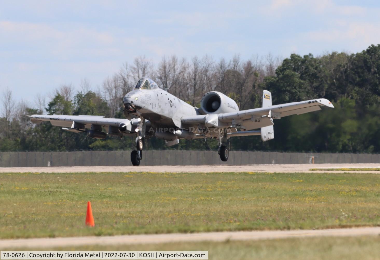 78-0626, 1978 Fairchild Republic A-10C Thunderbolt II C/N A10-0246, OSH 2022