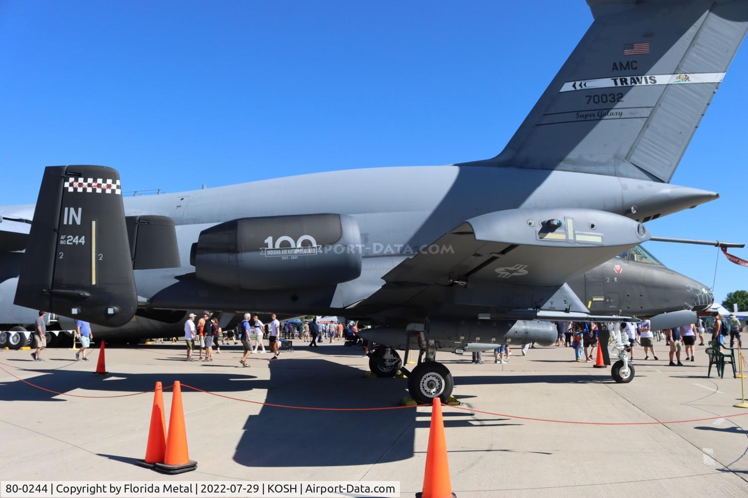 80-0244, 1980 Fairchild Republic A-10C Thunderbolt II C/N A10-0594, OSH 2022