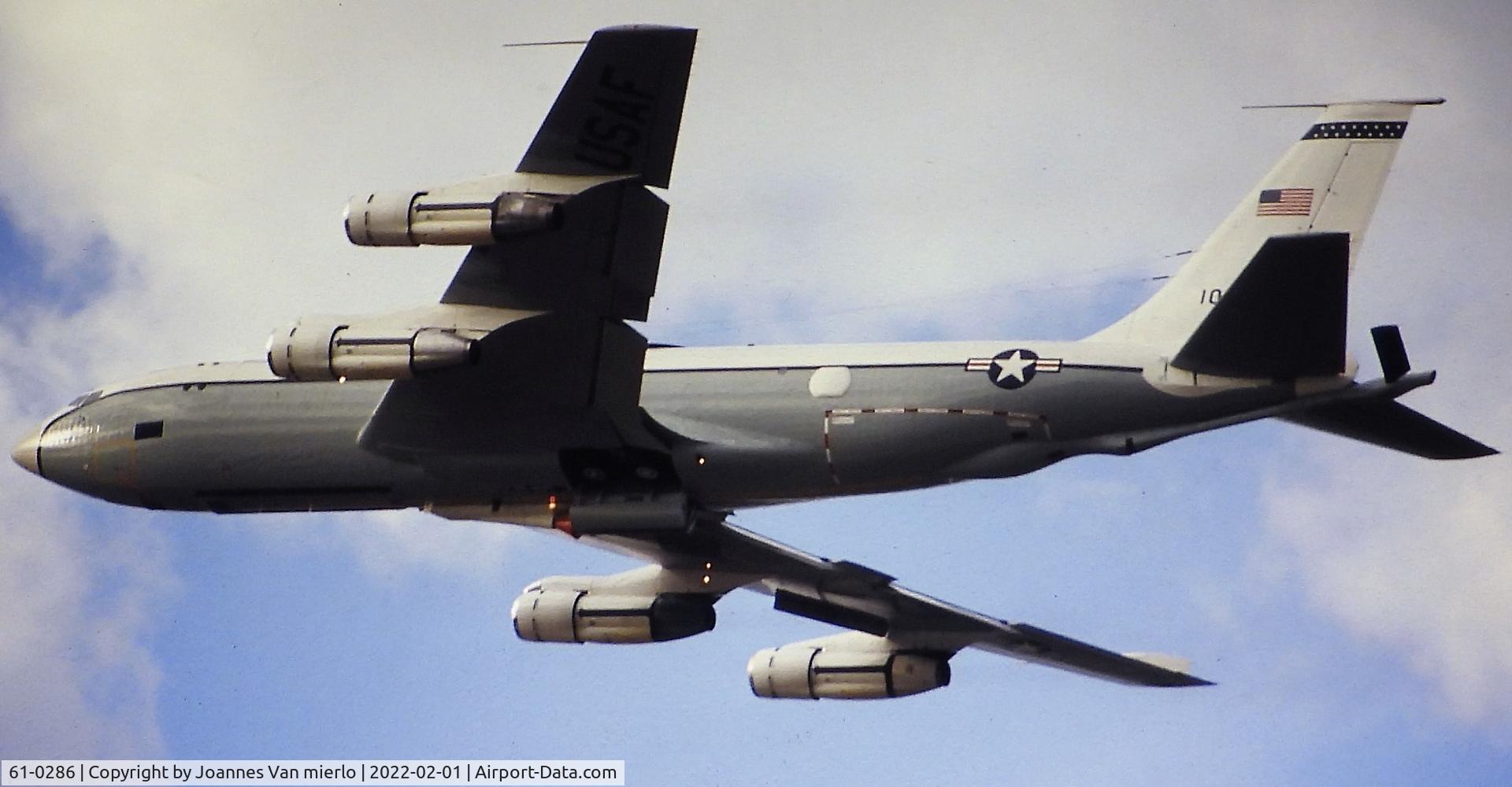 61-0286, 1961 Boeing EC-135H Stratotanker C/N 18193, slide scan
