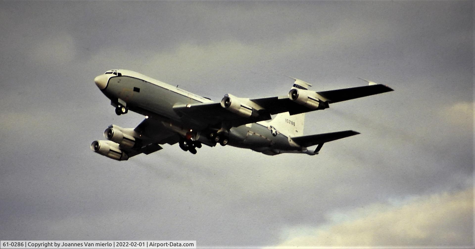 61-0286, 1961 Boeing EC-135H Stratotanker C/N 18193, slide scan