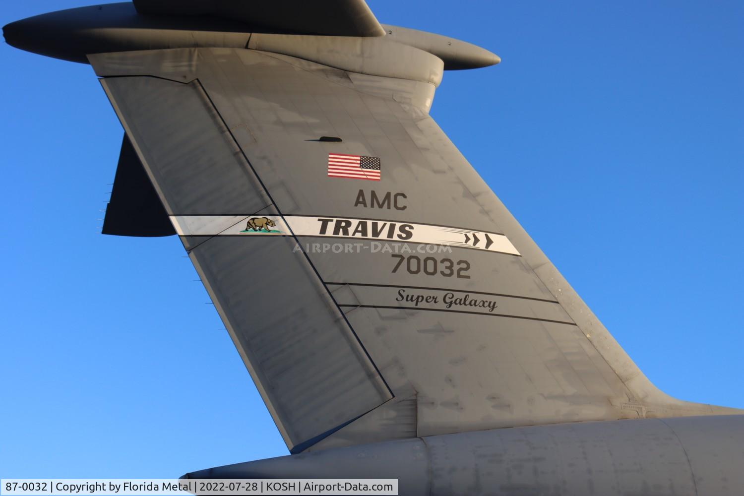 87-0032, 1987 Lockheed C-5M Super Galaxy C/N 500-0118, OSH 2022