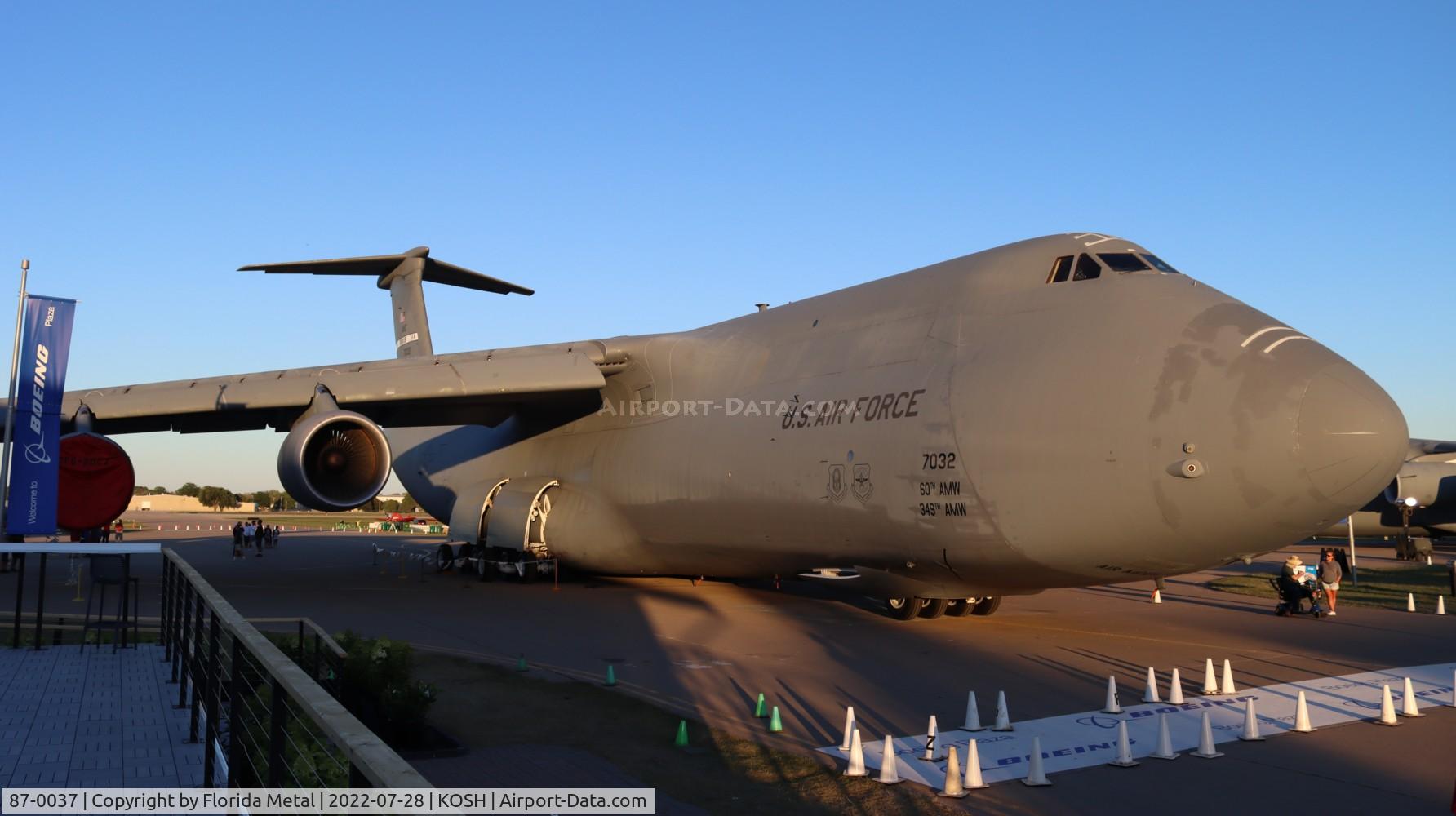 87-0037, 1987 Lockheed C-5B Galaxy C/N 500-0123, OSH 2022
