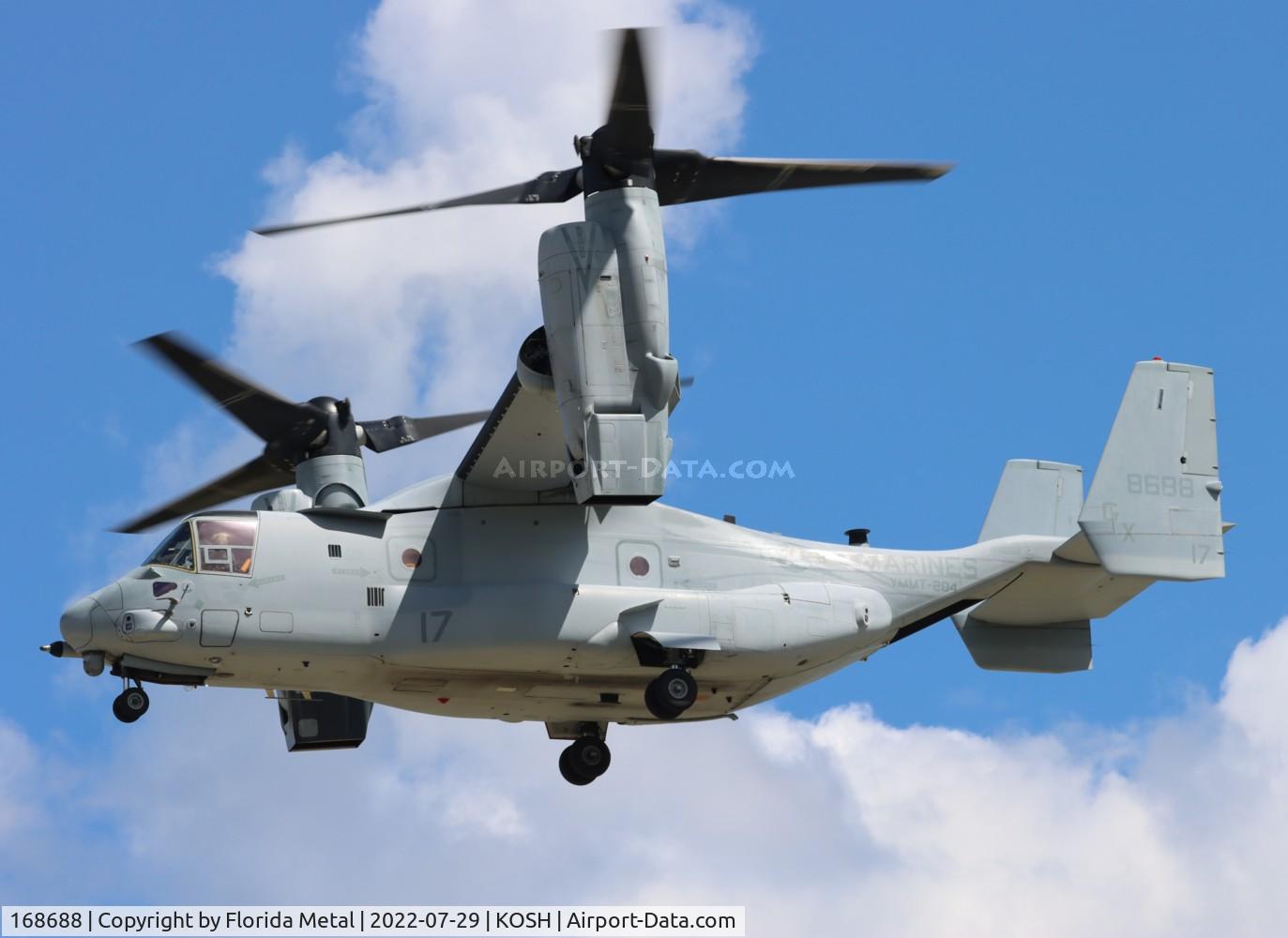 168688, Bell-Boeing MV-22B Osprey C/N D0348, OSH 2022
