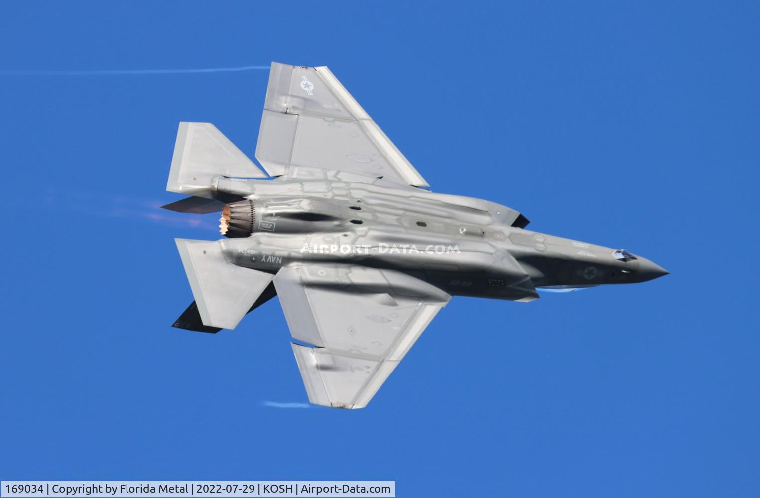 169034, Lockheed Martin F-35C Lightning II C/N CF-22, OSH 2022