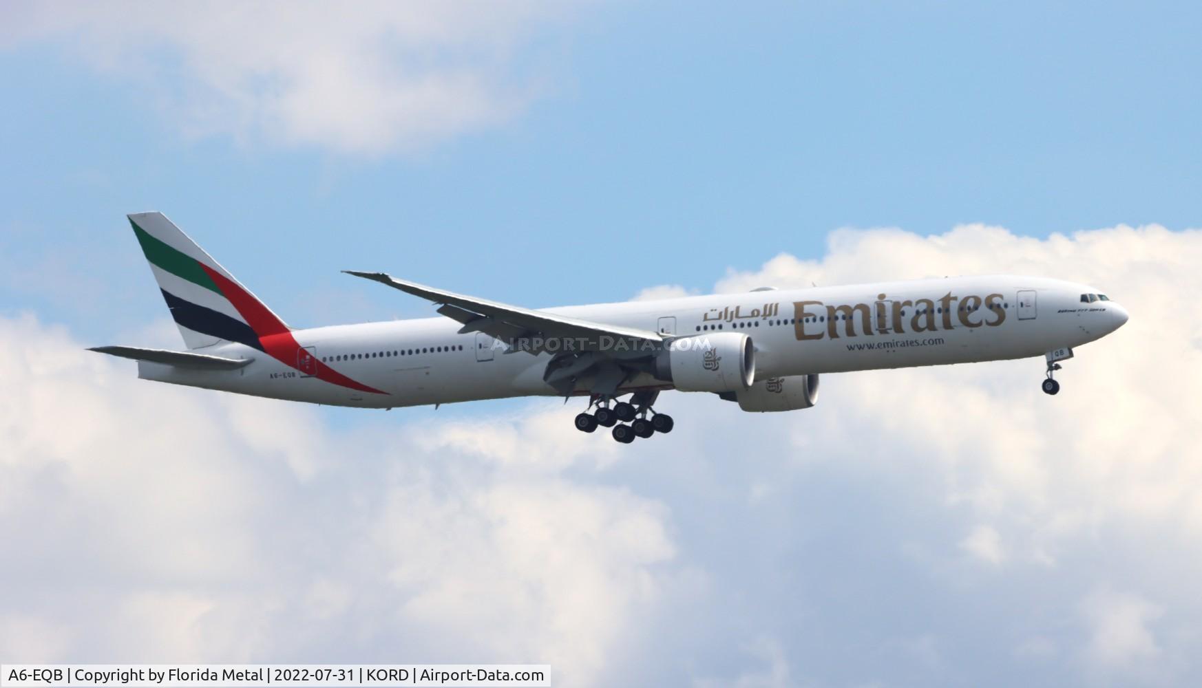 A6-EQB, 2017 Boeing 777-31HER C/N 42347, ORD 2022