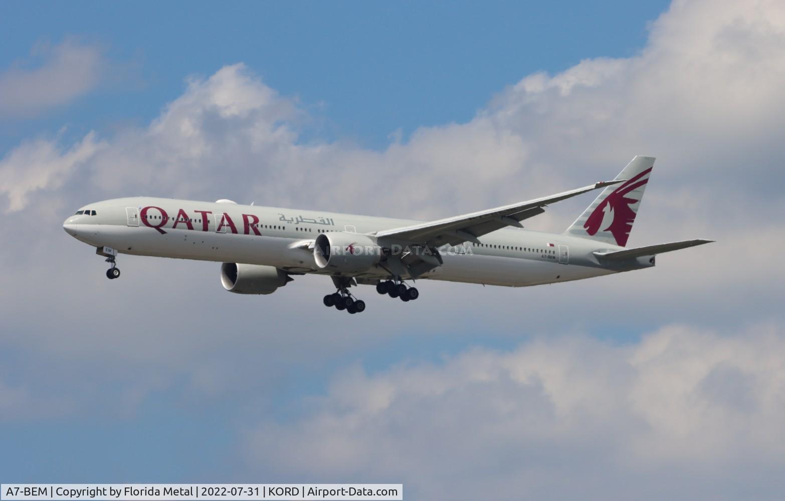 A7-BEM, 2017 Boeing 777-300/ER C/N 64088, ORD 2022
