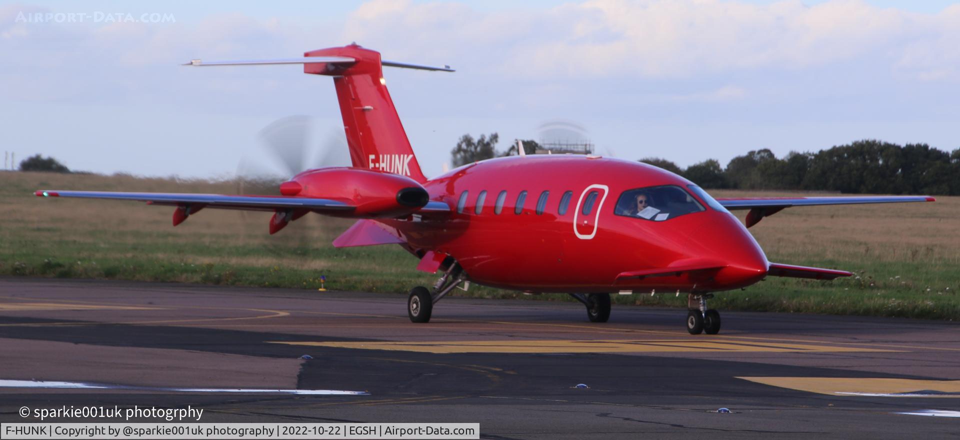 F-HUNK, 2008 Piaggio P-180 Avanti II C/N 1178, Seen arriving at Norwich on a medical flight