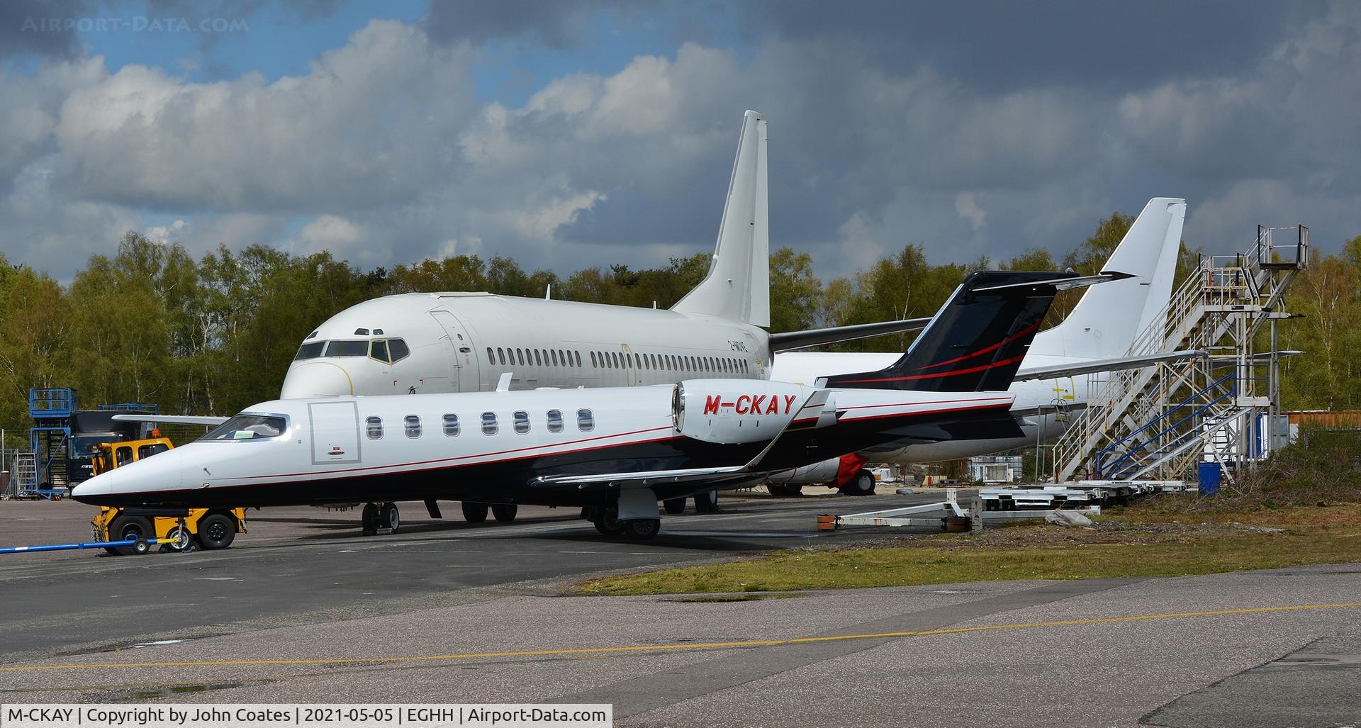 M-CKAY, 2007 Learjet 45 C/N 2077, At Thurston Avn.