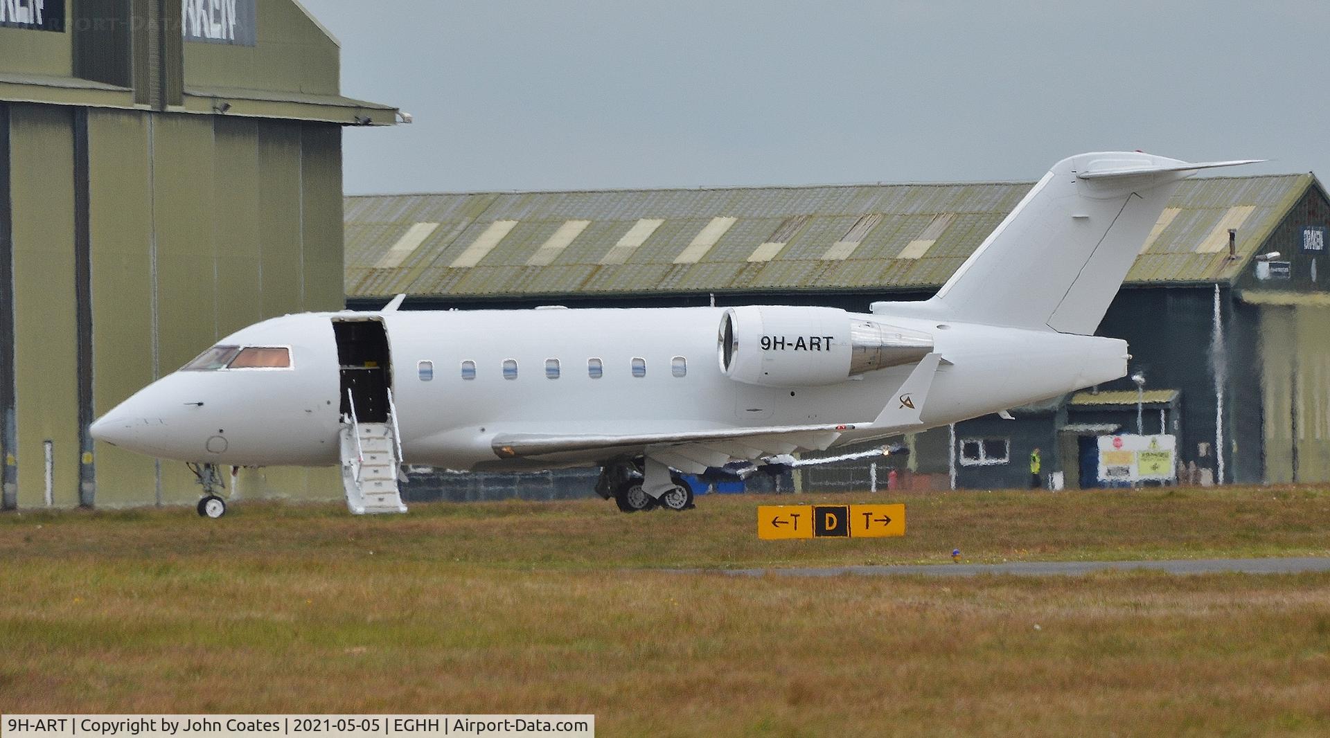 9H-ART, 1993 Canadair Challenger 601-3A (CL-600-2B16) C/N 5125, Preparing to depart