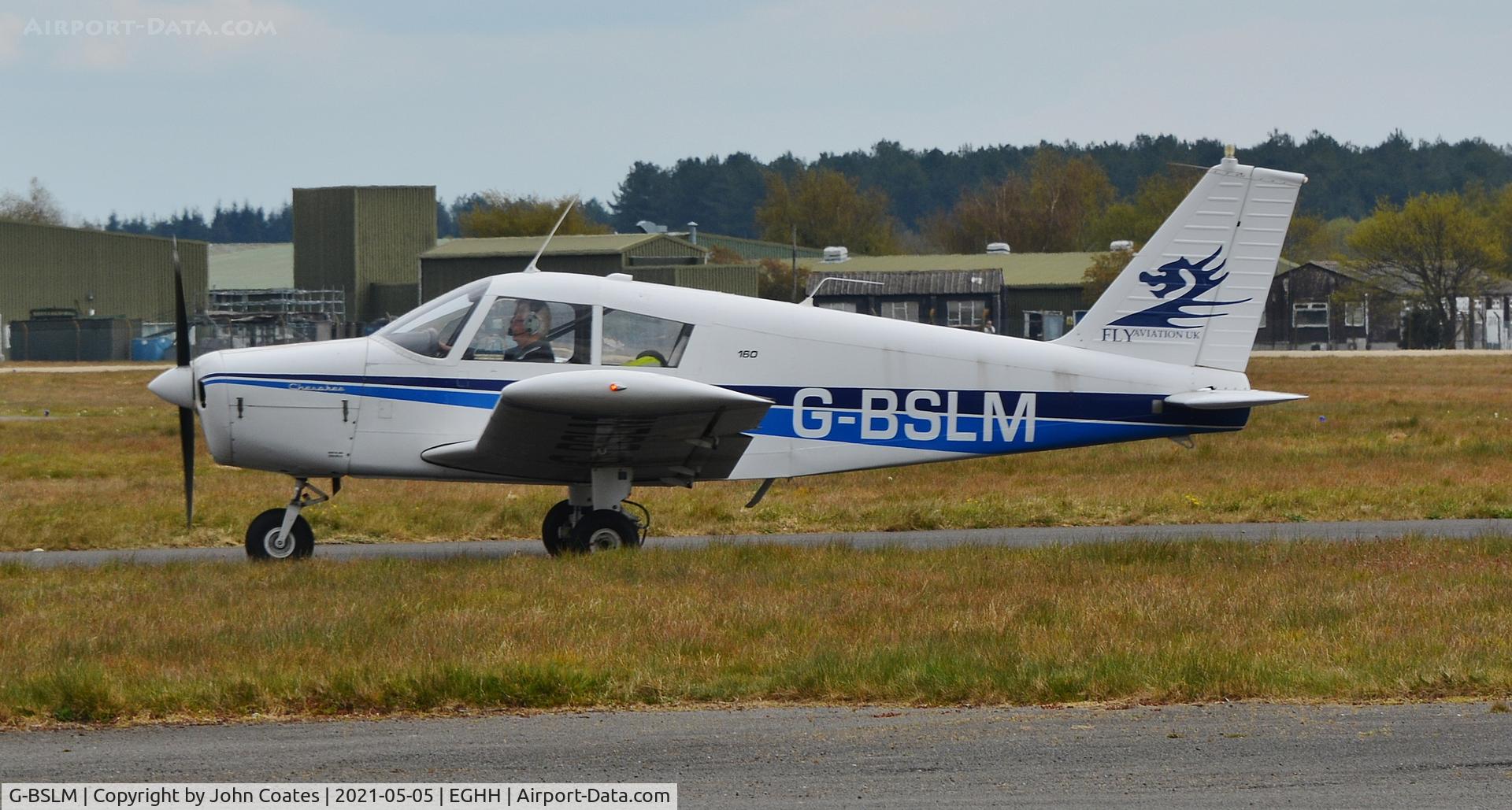 G-BSLM, 1962 Piper PA-28-160 Cherokee Cherokee C/N 28-308, Taxiing to depart