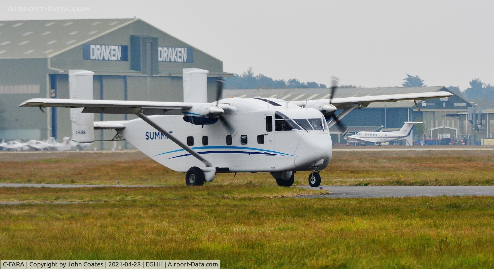 C-FARA, 1980 Short SC-7 Skyvan 3 C/N SH.1970, Taxiing to depart