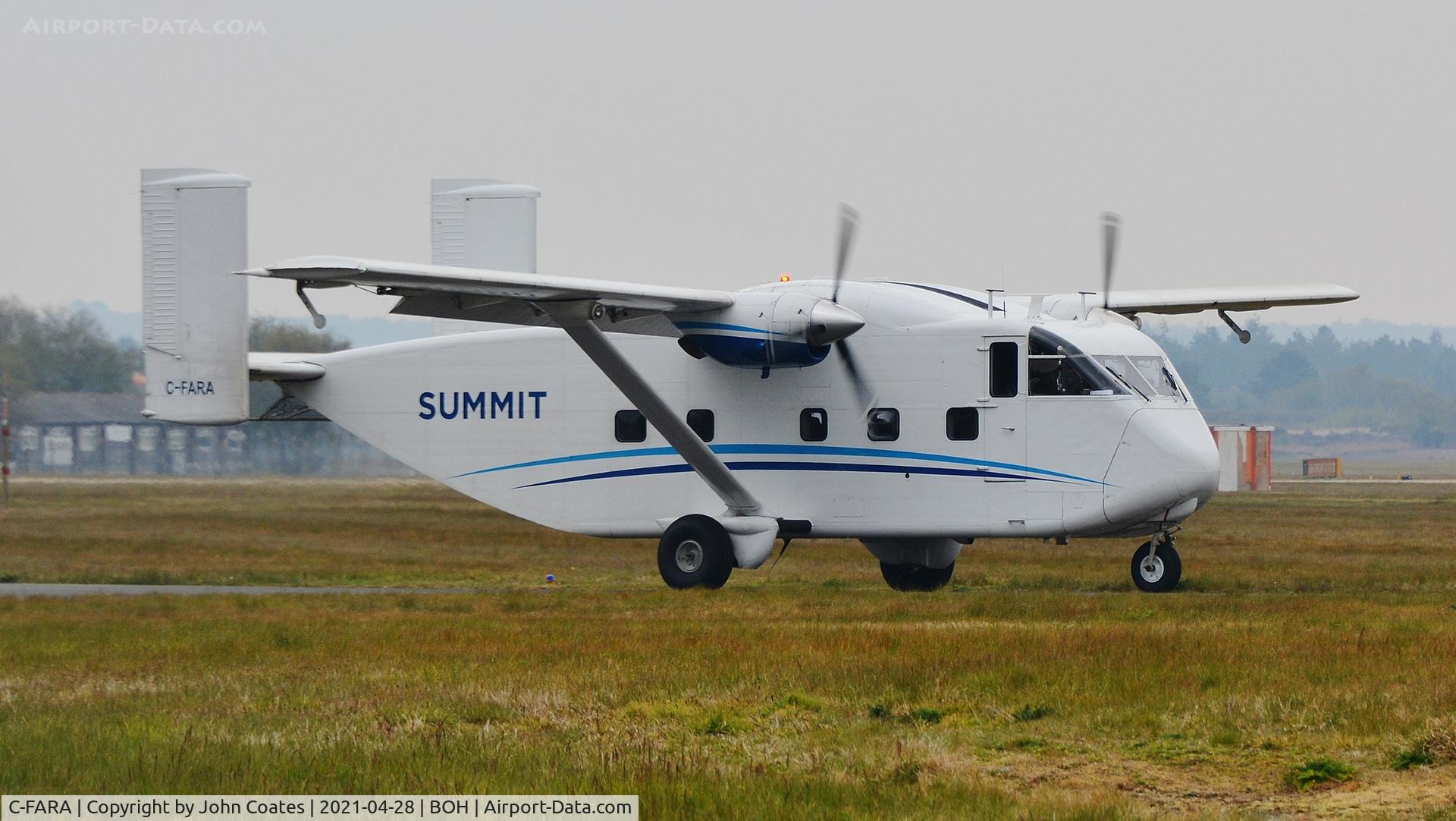C-FARA, 1980 Short SC-7 Skyvan 3 C/N SH.1970, Taxiing to depart