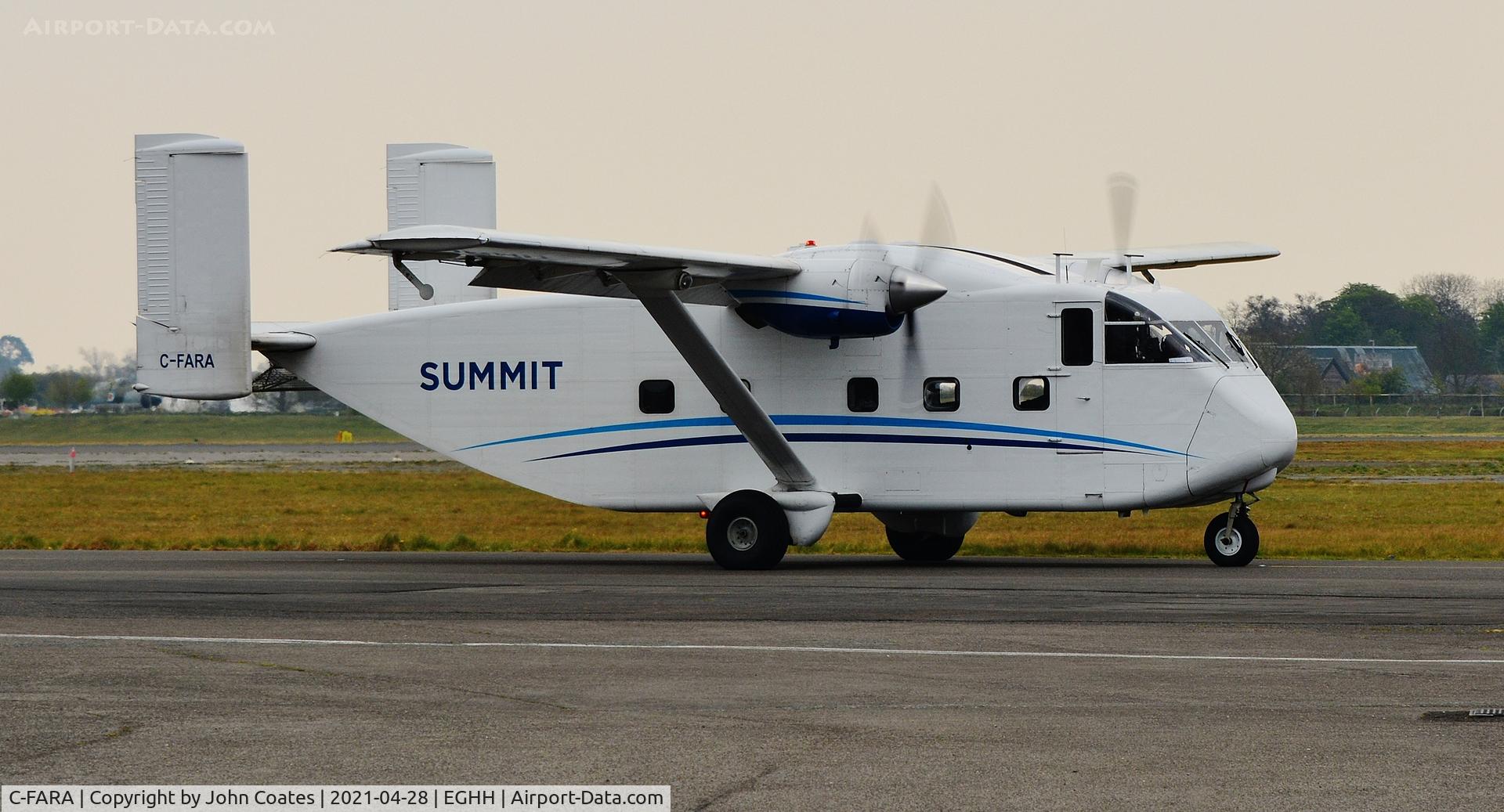 C-FARA, 1980 Short SC-7 Skyvan 3 C/N SH.1970, About to depart