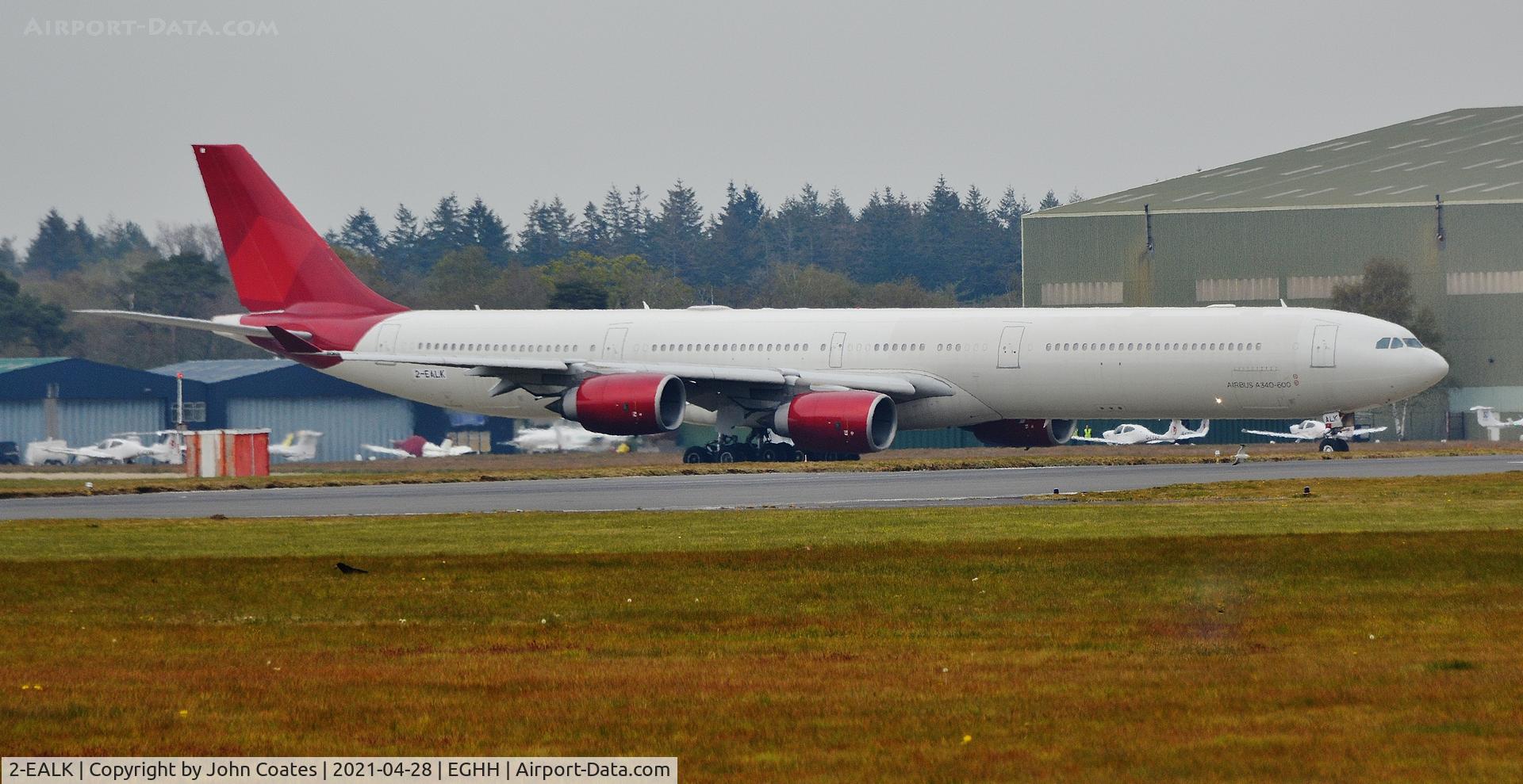 2-EALK, 2006 Airbus A340-642 C/N 768, Waiting to taxi. ex G-VRED will become G-ECLC with European Cargo Ltd