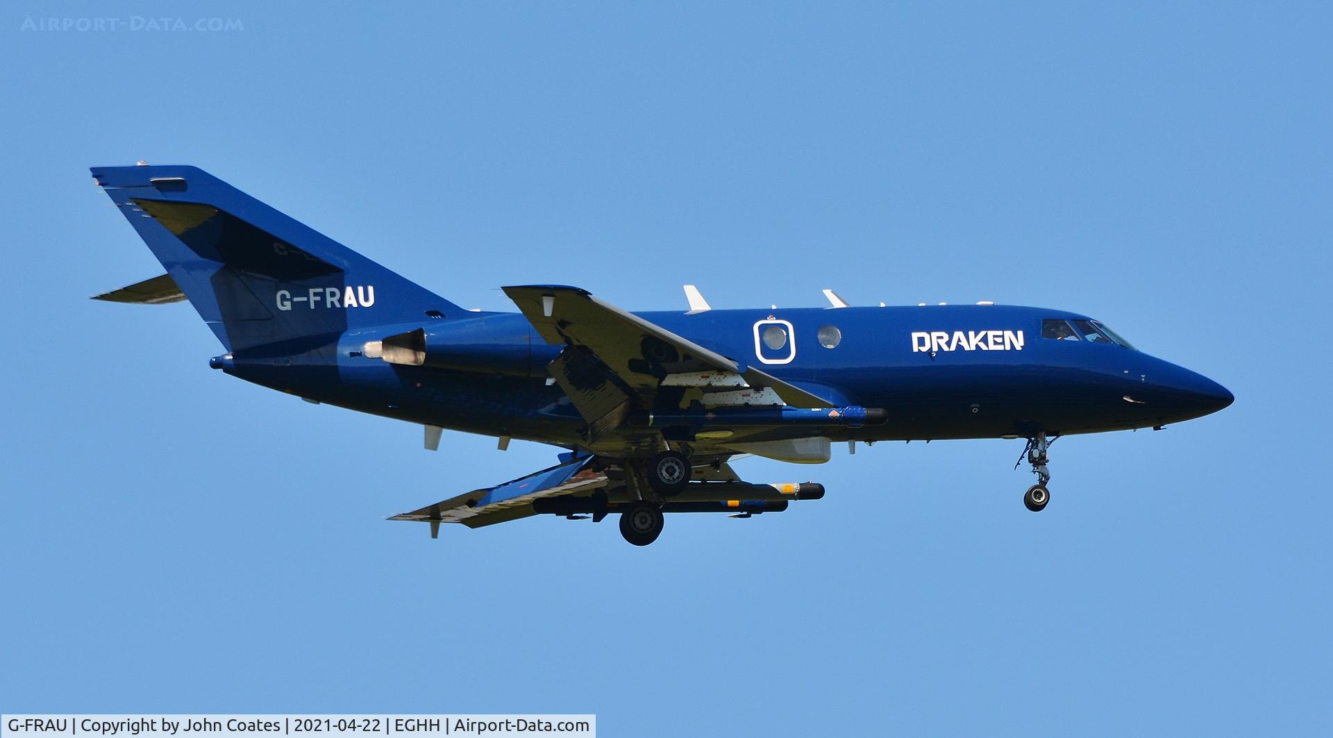 G-FRAU, 1967 Dassault Falcon (Mystere) 20C C/N 97, Finals to 08 with new Draken titles