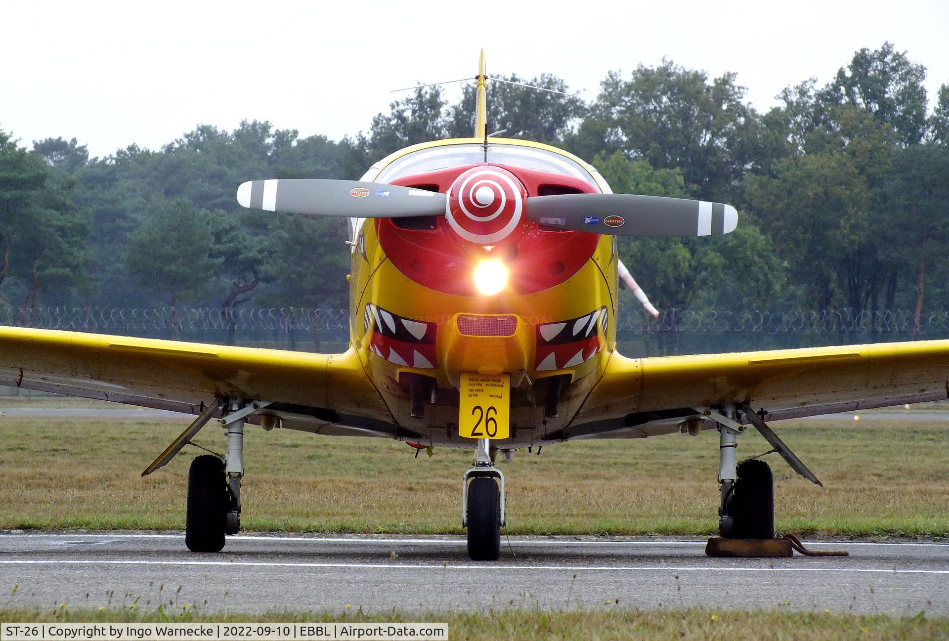 ST-26, SIAI-Marchetti SF-260MB C/N 10-26, SIAI-Marchetti SF.260MB of the FAeB (Belgian Air Force) at the 2022 Sanicole Spottersday at Kleine Brogel air base
