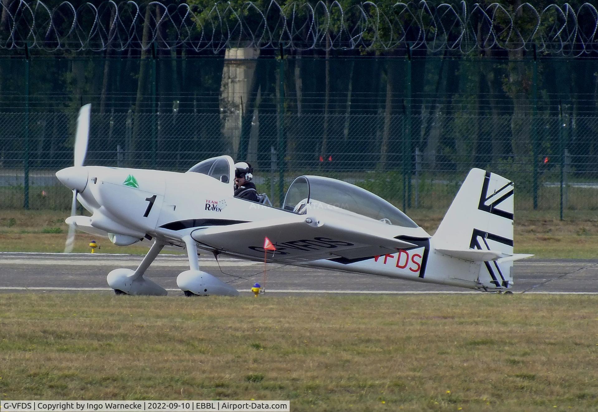 G-VFDS, 2012 Vans RV-8 C/N PFA 303-14637, Vans RV-8 'Raven 1' of the Team Raven aerobatic team at the 2022 Sanicole Spottersday at Kleine Brogel air base