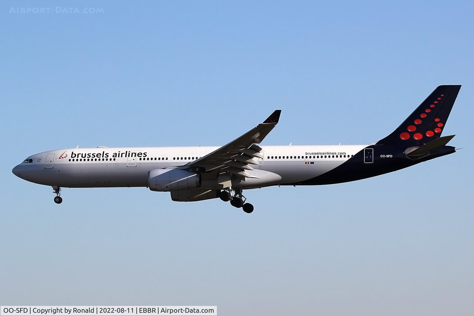 OO-SFD, 2008 Airbus A330-342 C/N 959, at bru