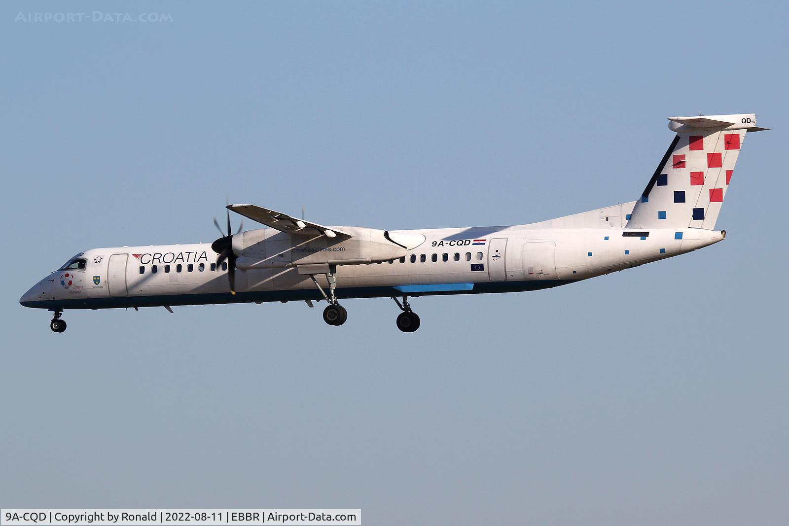 9A-CQD, 2009 De Havilland Canada DHC-8-402Q Dash 8 C/N 4260, at bru