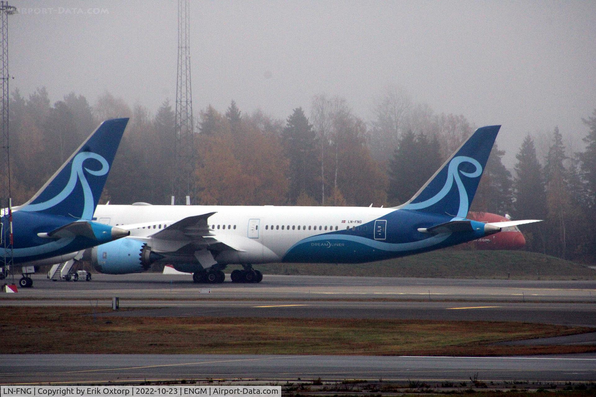 LN-FNG, 2018 Boeing 787-9 Dreamliner C/N 63319, LN-FNG in OSL