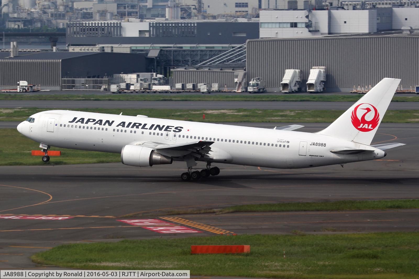 JA8988, Boeing 767-346 C/N 29863, at hnd