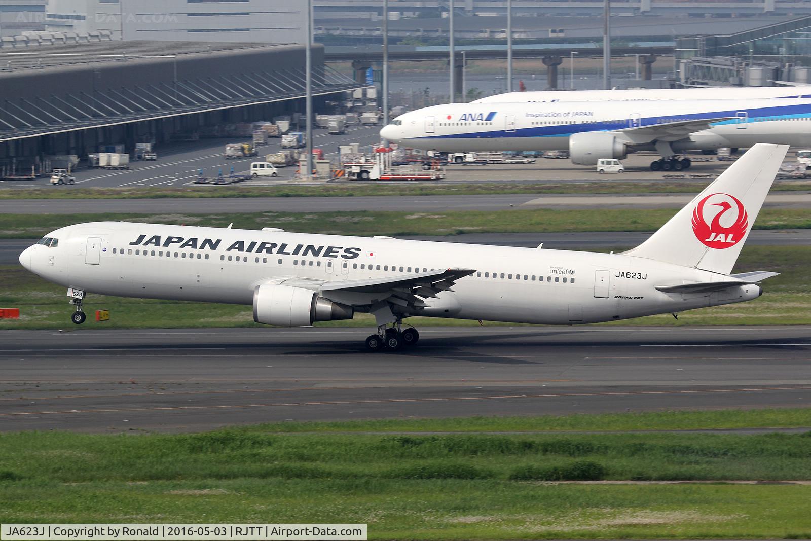 JA623J, 2009 Boeing 767-346/ER C/N 36131, at hnd
