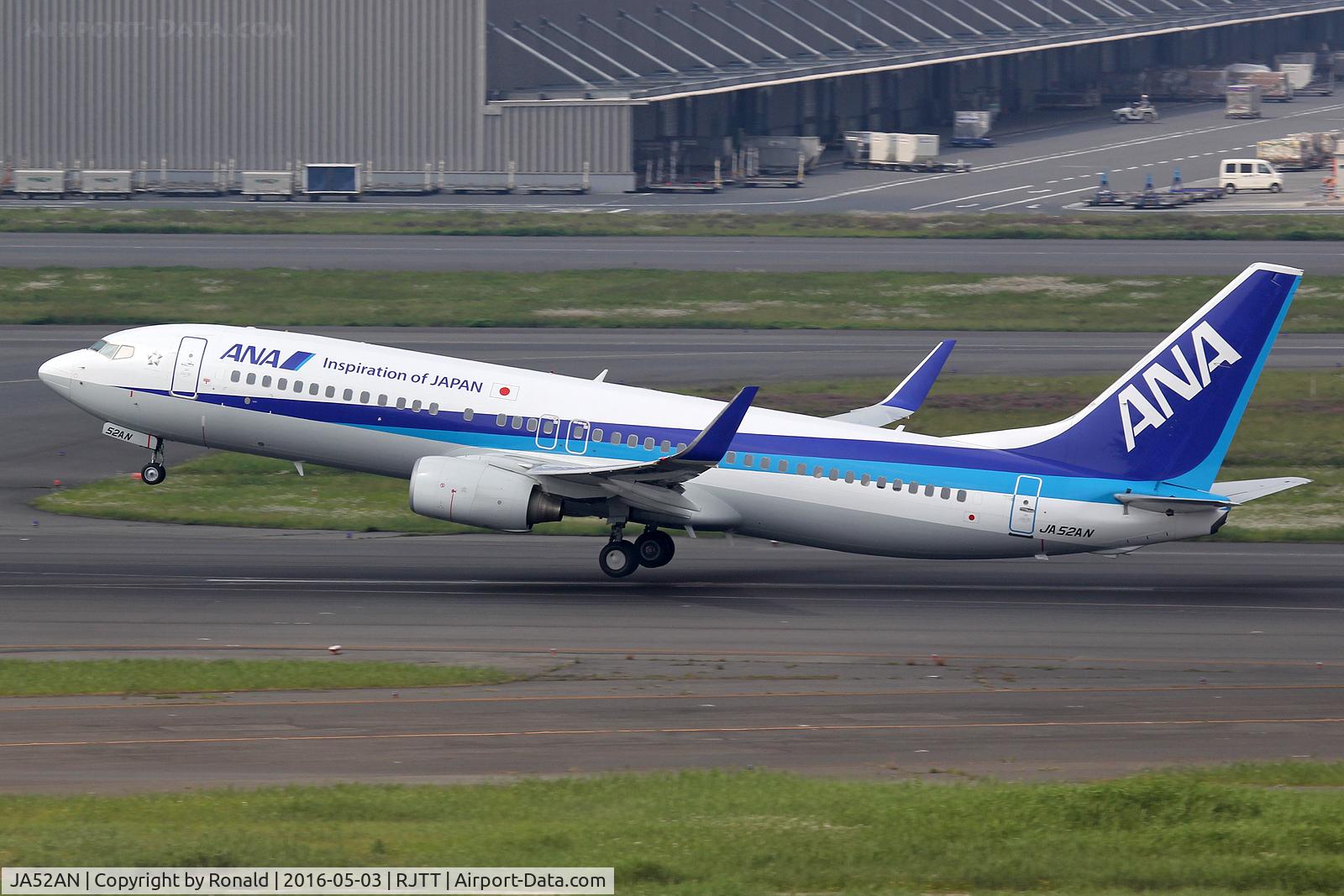 JA52AN, 2008 Boeing 737-881 C/N 33887, at hnd