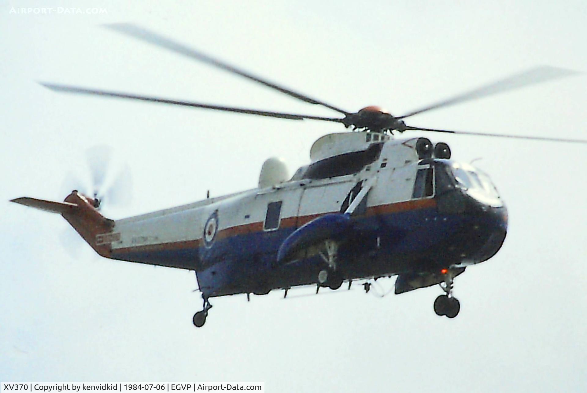 XV370, Sikorsky S-61D-2 Sea King C/N 61-393, At the 1984 Middle Wallop air show.
