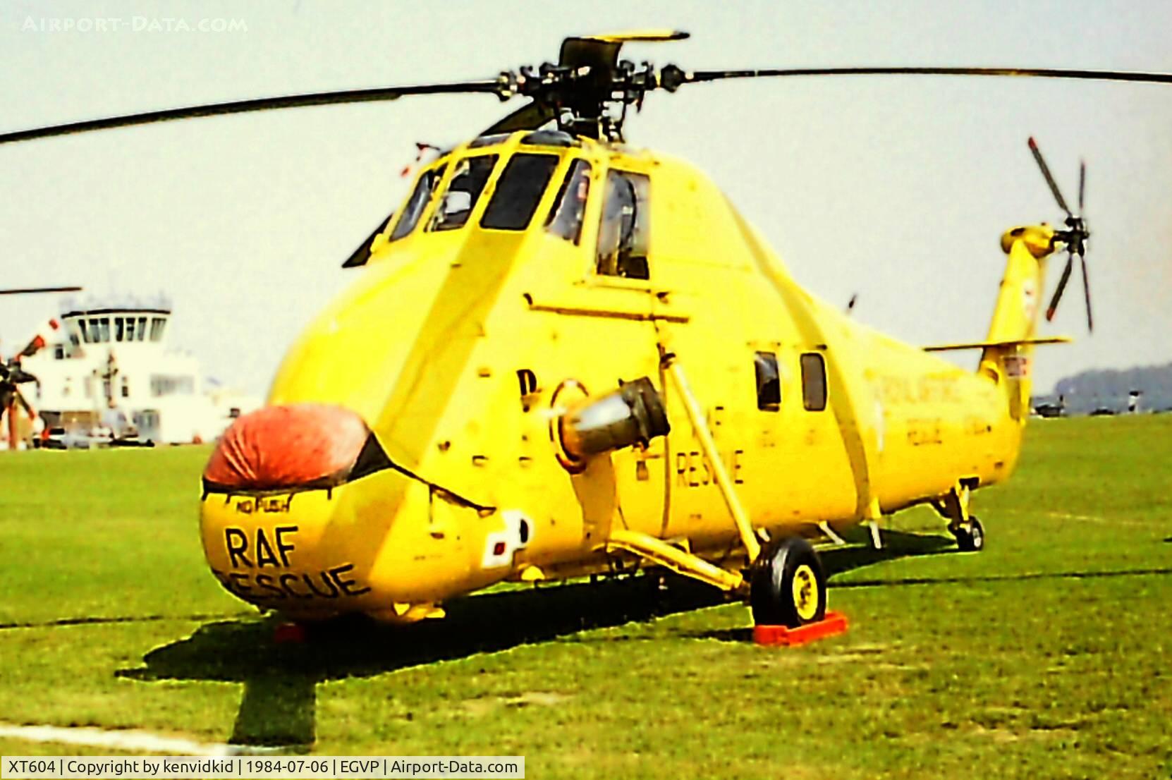 XT604, 1966 Westland Wessex HC.2 C/N WA531, At the 1984 Middle Wallop air show.