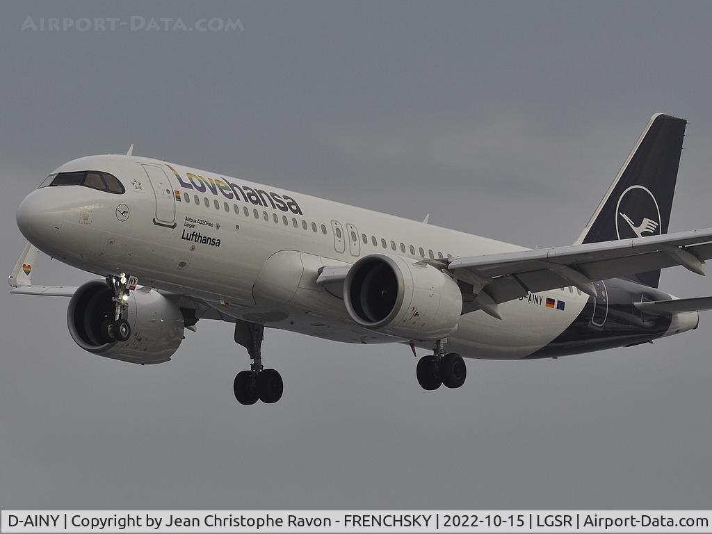 D-AINY, 2020 Airbus A320-271N C/N 9453, 