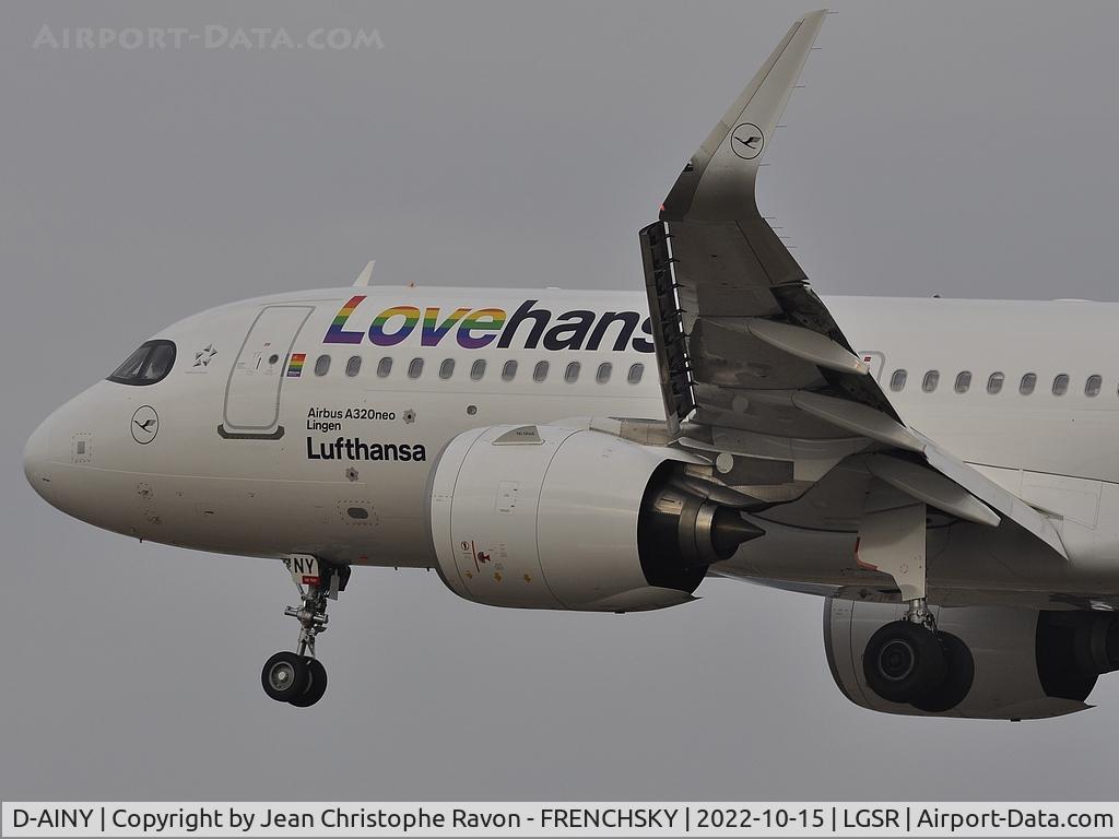 D-AINY, 2020 Airbus A320-271N C/N 9453, 