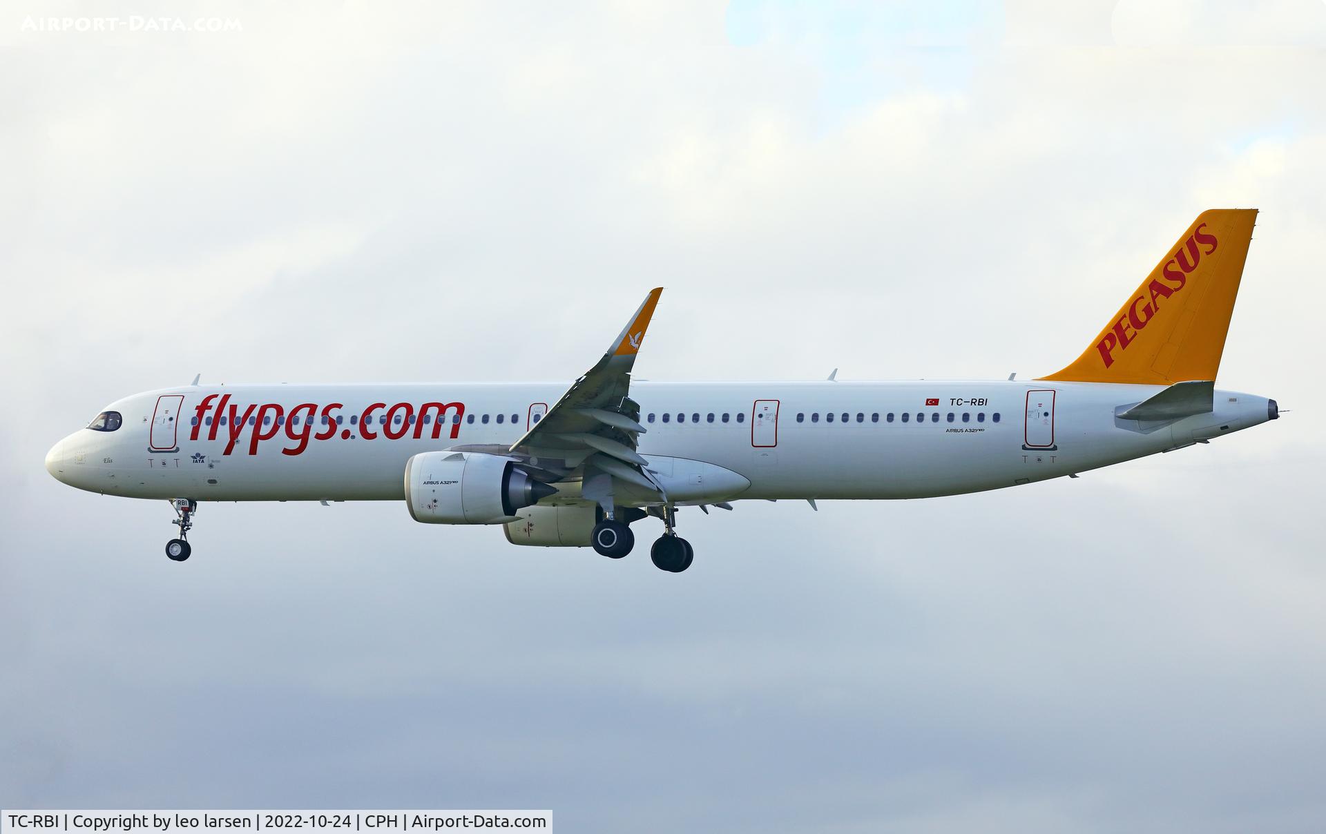TC-RBI, 2022 Airbus A321-251NX C/N 10834, Copenhagen 24.10.2022