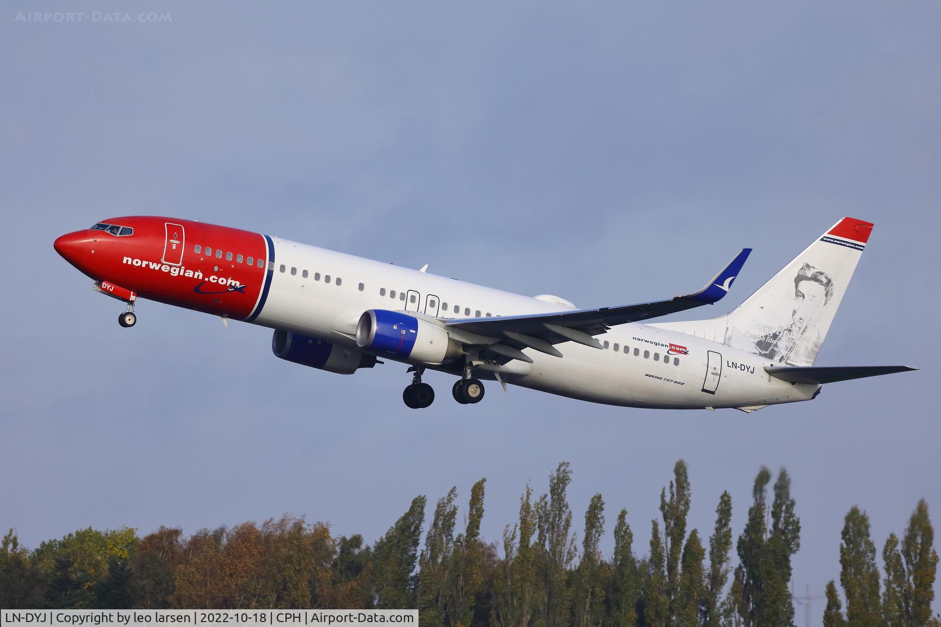 LN-DYJ, 2010 Boeing 737-8JP C/N 39045, Copenhagen 18.10.2022