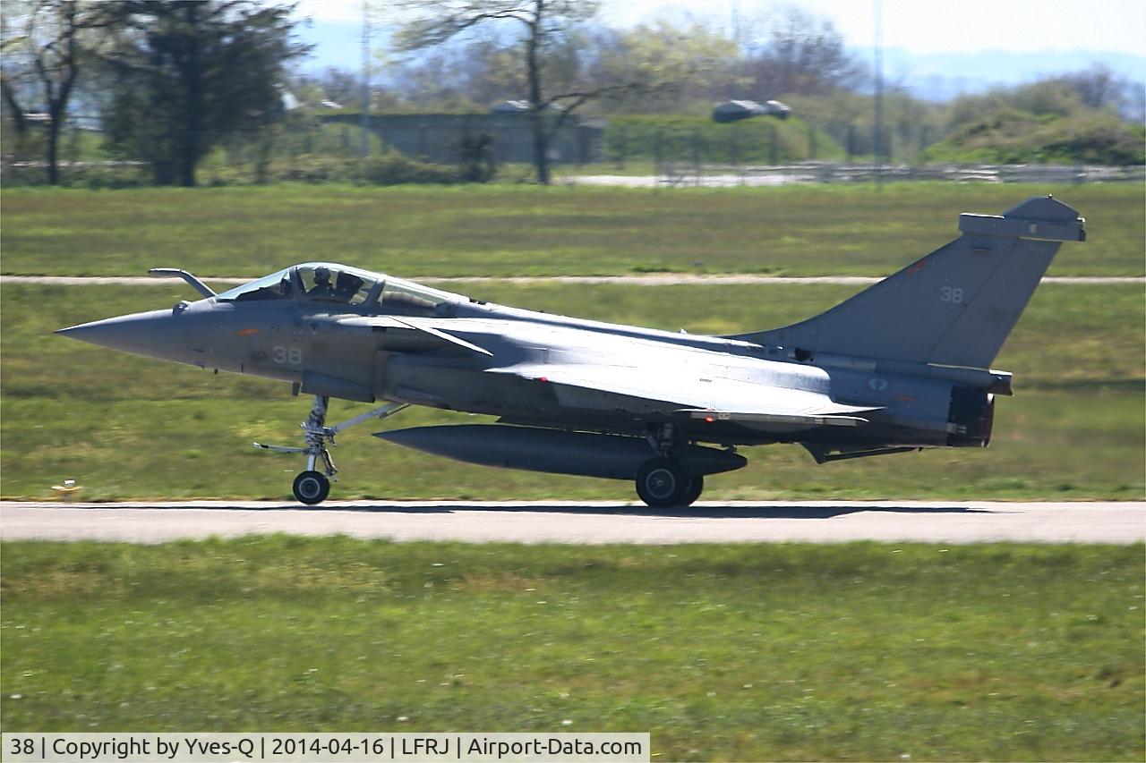 38, 2013 Dassault Rafale M C/N 38, Dassault Rafale M, Takeoff rwy 08, Landivisiau Naval Air Base (LFRJ)