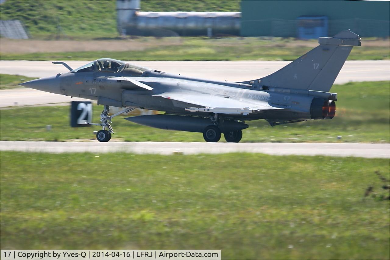 17, Dassault Rafale M C/N 17, Dassault Rafale M, Takeoff rwy 08, Landivisiau Naval Air Base (LFRJ)