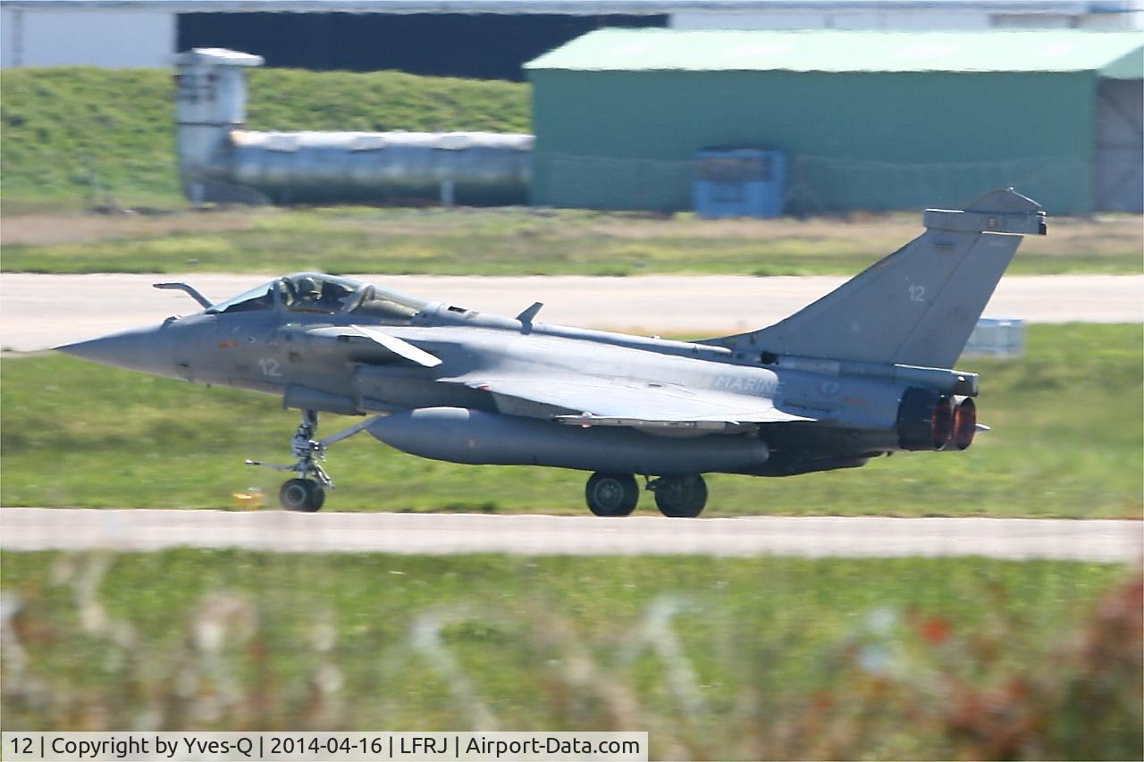 12, Dassault Rafale M C/N 12, Dassault Rafale M, Takeoff rwy 08, Landivisiau Naval Air Base (LFRJ)
