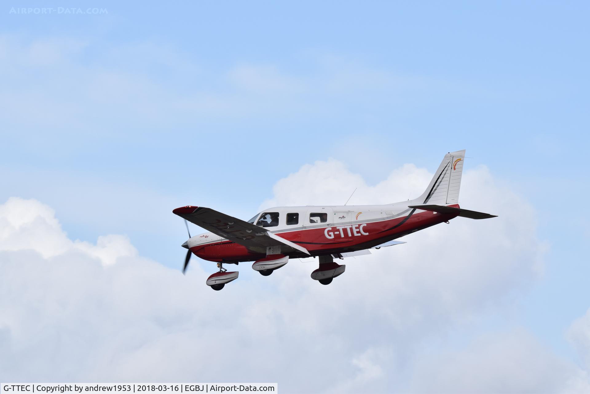 G-TTEC, 2007 Piper PA-32-301FT 6X Saratoga Saratoga C/N 3232066, G-TTEC at Gloucestershire Airport.