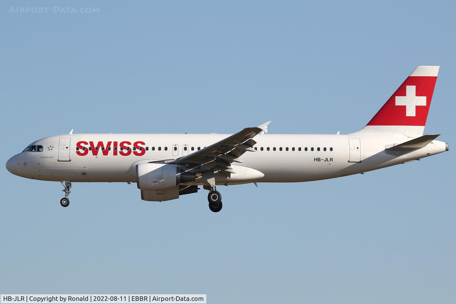 HB-JLR, 2012 Airbus A320-214 C/N 5037, at bru