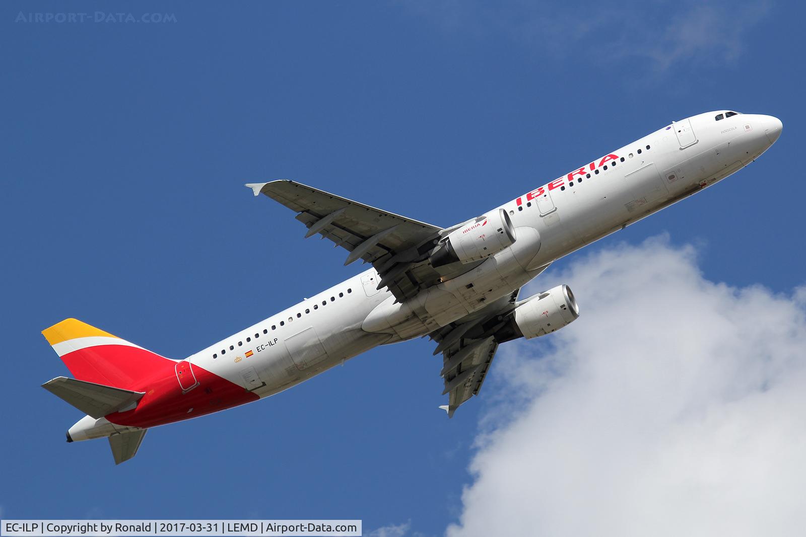 EC-ILP, 2002 Airbus A321-211 C/N 1716, at mad