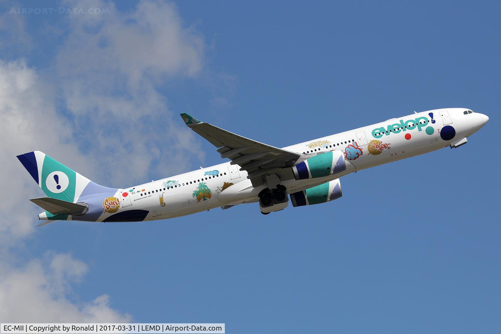 EC-MII, 2015 Airbus A330-343 C/N 1691, at mad