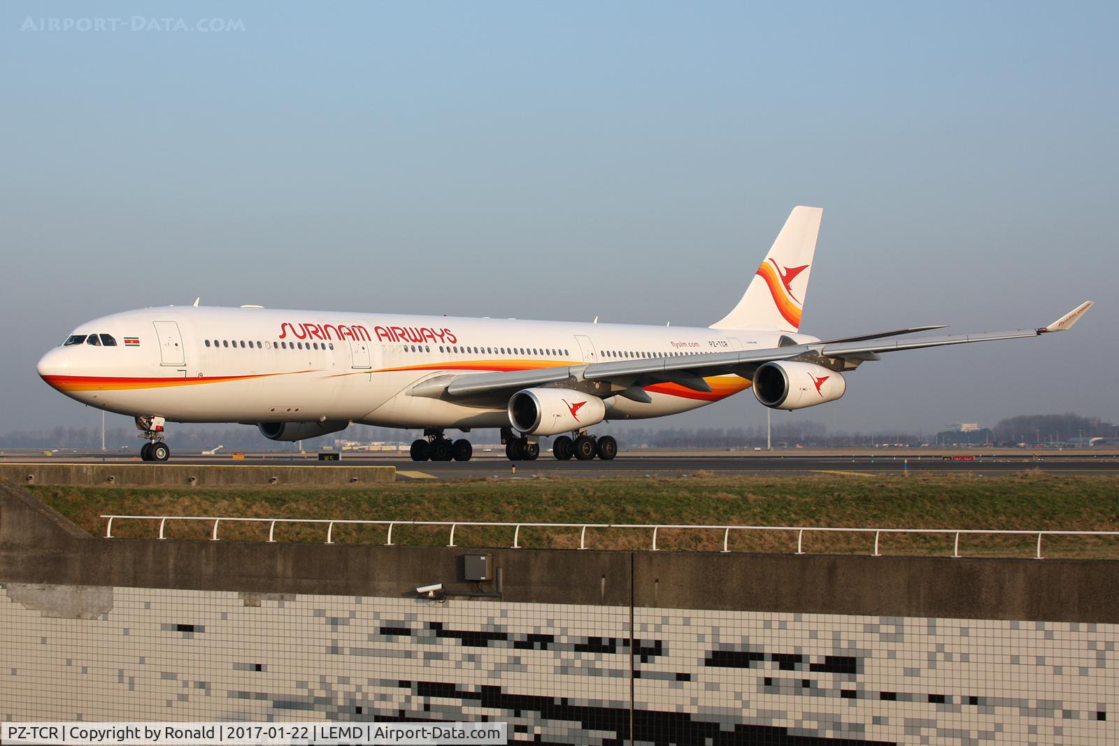 PZ-TCR, 1998 Airbus A340-313 C/N 242, at mad
