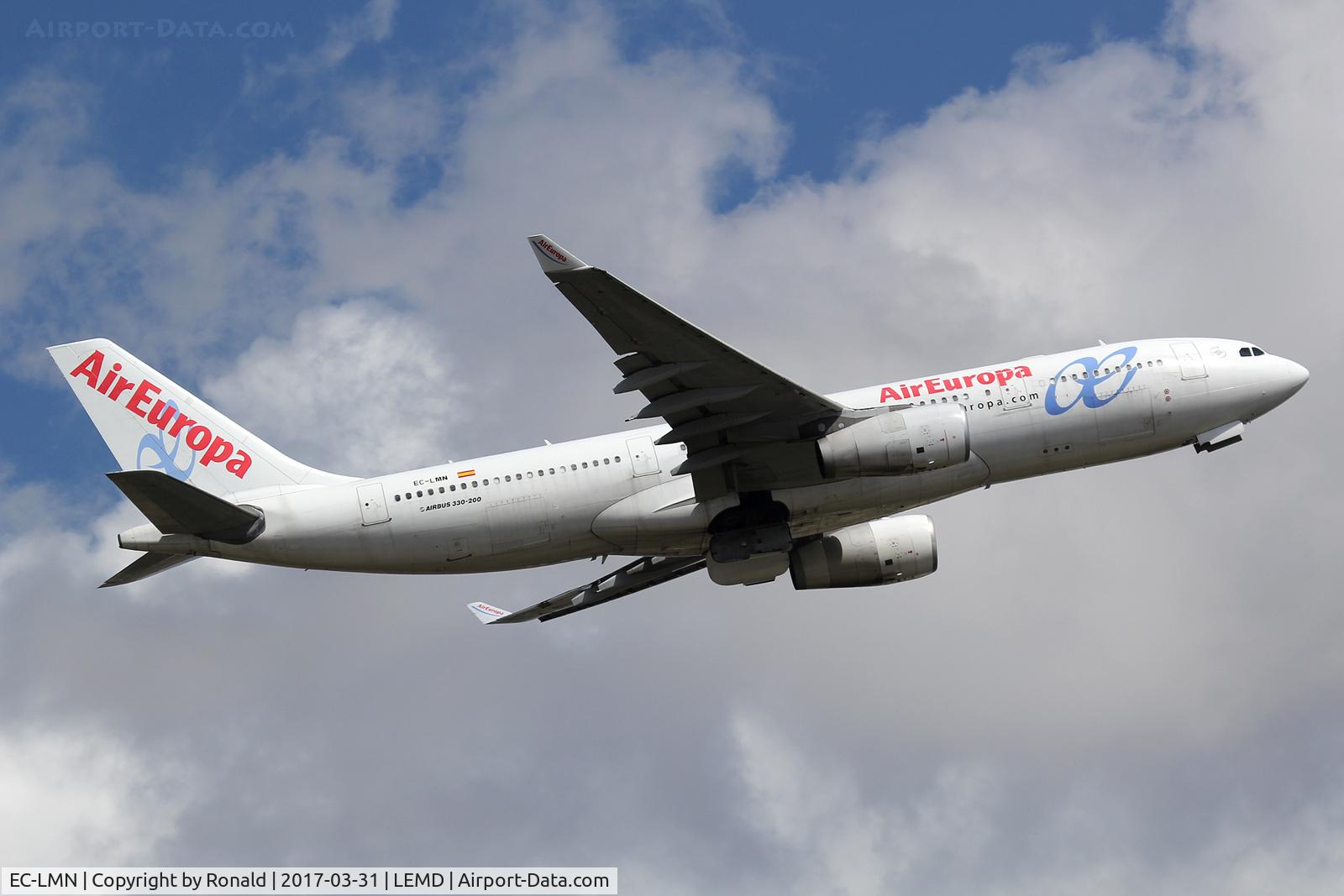 EC-LMN, 2004 Airbus A330-243 C/N 597, at mad