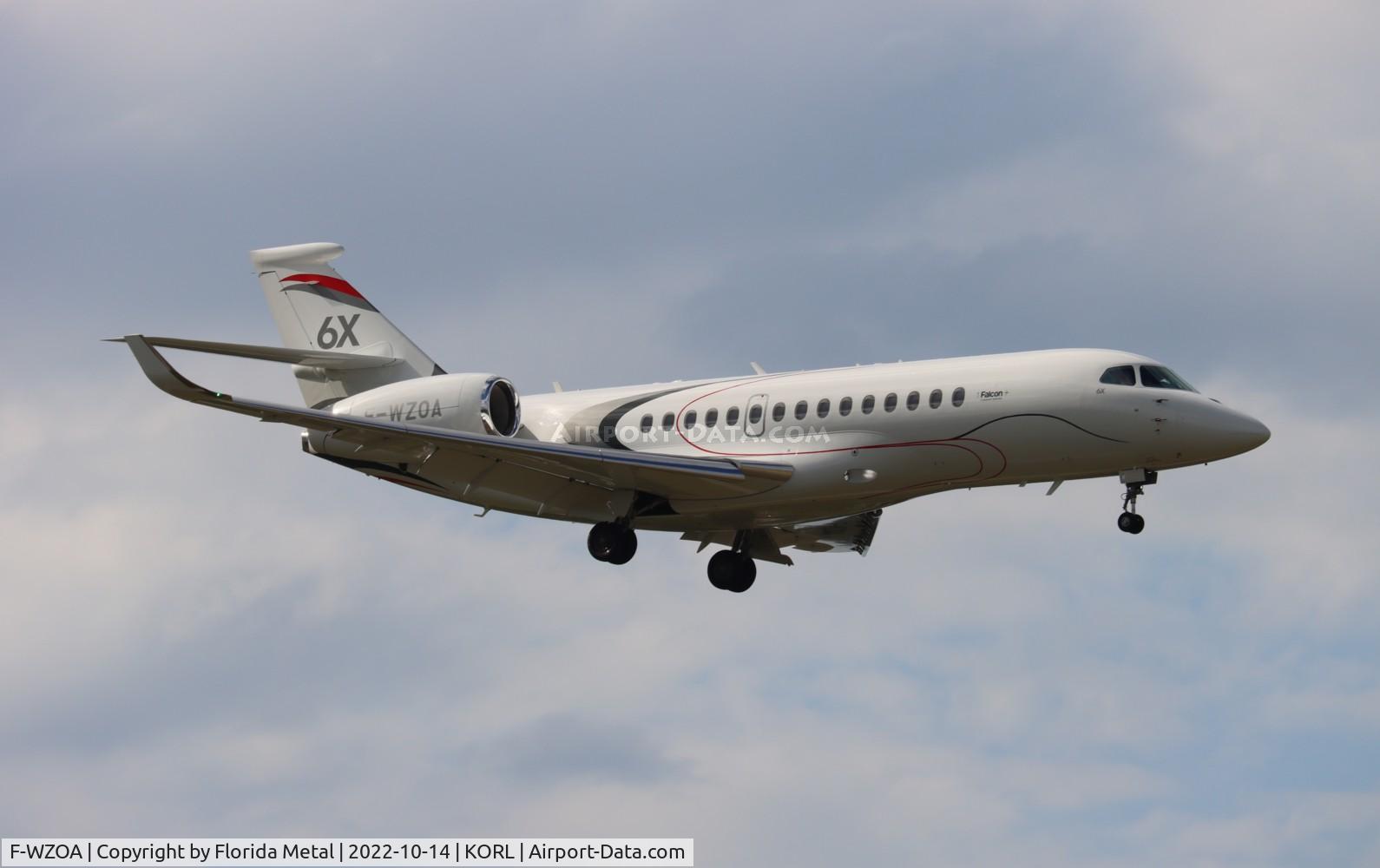 F-WZOA, 2022 Dassault Falcon 6X C/N 004, Falcon 6X