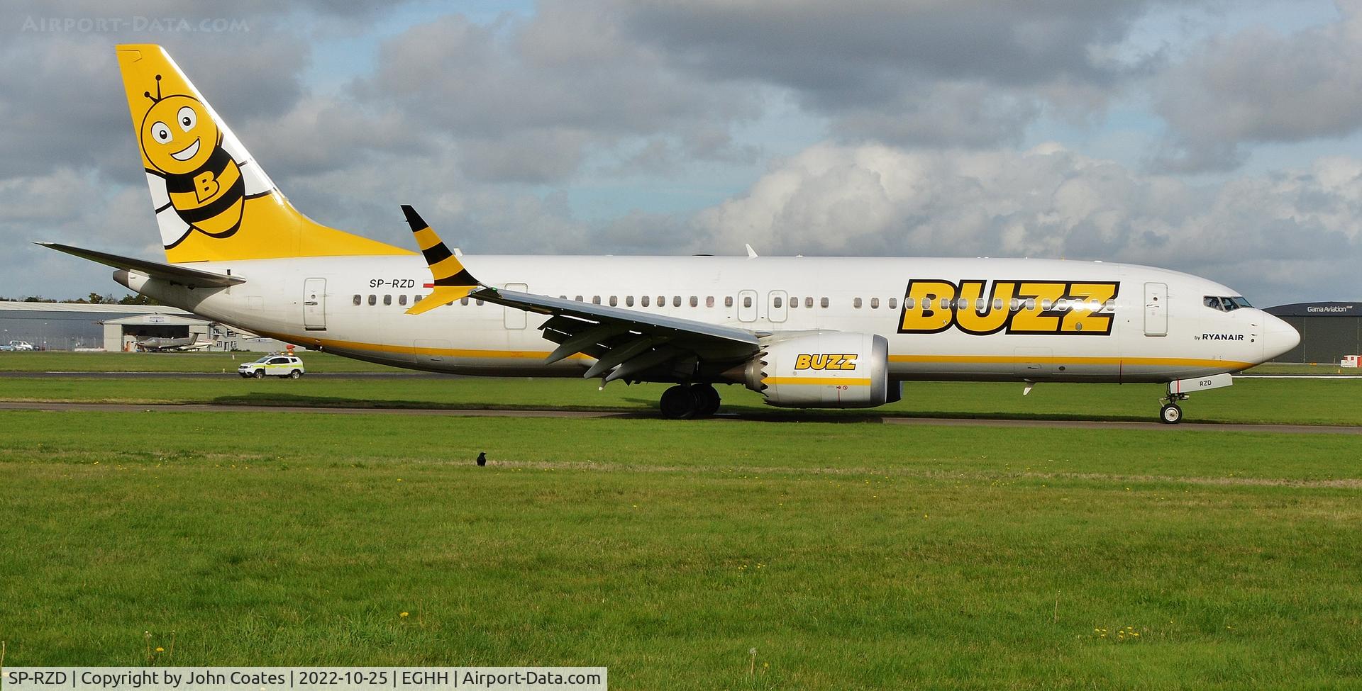SP-RZD, 2021 Boeing 737-8-200 MAX C/N 62319, Taxiing to stand on arrival