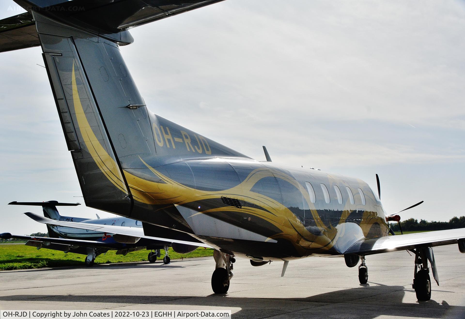 OH-RJD, Pilatus PC-12 NGX C/N 2182, At BAS for some tlc
